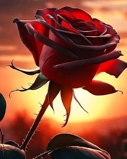 Rosa vermelha compartilhada pelo Instituto RosaNeiva