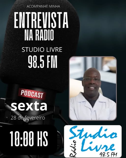 Divulgação de entrevista em rádio compartilhada pelo Instituto RosaNeiva