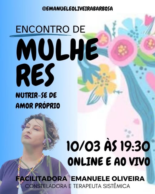 Divulgação de encontro de mulheres do Instituto RosaNeiva